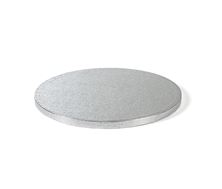 Picture of ROUND BOARD CAKE DRUM SILVER 45CM OR 18 INCH